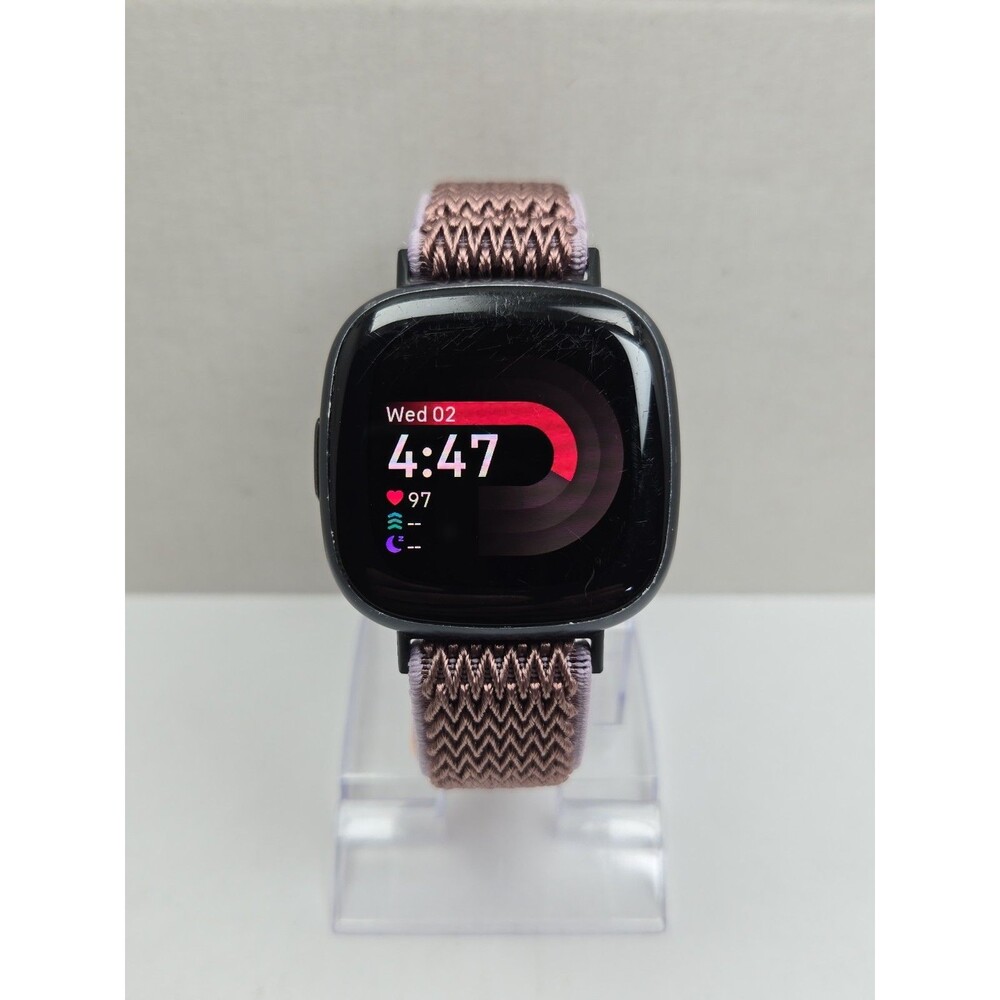 Fitbit Versa 4 GPS Smartwatch Heart Rate Sleep Activity Tracker NFC - No Charger